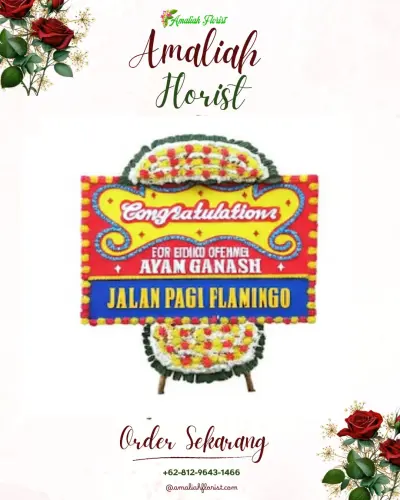 Bunga Papan Congratulation di Banyu Urip